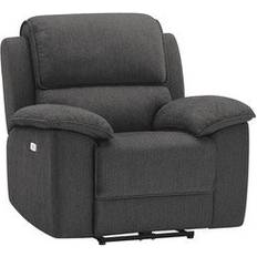 Oak Furnitureland Armchairs Oak Furnitureland Plush Charcoal Armchair