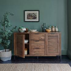 Solid Hardwood & Metal Large Detroit