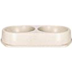 Bamboo Double Bowl Natural 450ml