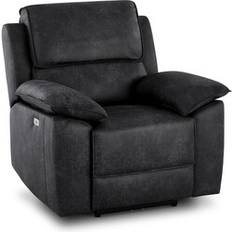 Oak Furnitureland Armchairs Oak Furnitureland Miller Grey Fabric Sofas Armchair