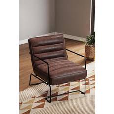 Living and Home PU Leisure Base Armchair