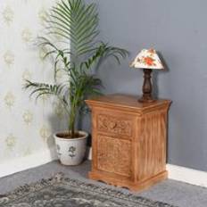 B&Q Bedside Tables B&Q Darvell Mango Wood With Bedside Table