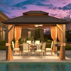 Erommy Outdoor Patio Gazebo, Hardtop Gazebo