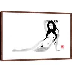 Bloomsbury Market Laying Nude Print on Framed Art