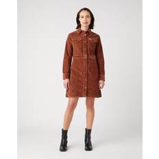 Wrangler Women Dresses Wrangler Slim Western Dress Pony Brown