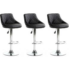SET OF 3 BLACK
