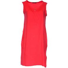 Diesel Womens Plain Sleeveless Red Tops