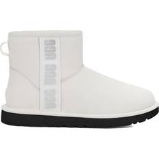 UGG Classic Mini Side Logo II Suede - Ultra Matte White