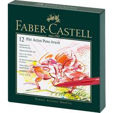 Faber-Castell Pitt Artist Pens Brush 12 - Pack