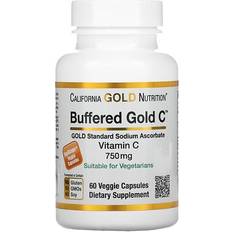 Sodium ascorbate California Gold Nutrition Buffered Vitamin C Capsules 60 st
