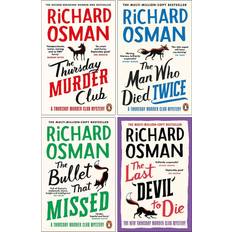 Thursday Murder Club by Richard Osman 4 Books Collection Set Fiction (Paperback)