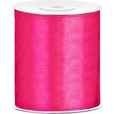 Satin Band Dark Pink 100mm 25m