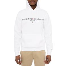 Tommy Hilfiger Hoodies Jumpers Tommy Hilfiger Logo Hoodie - White