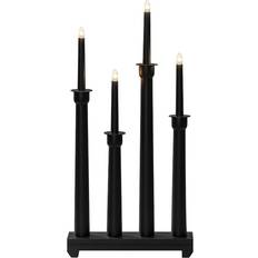 Nero Ponti di Candele Konstsmide 4 Bulb Black Ponte di Candele 29cm