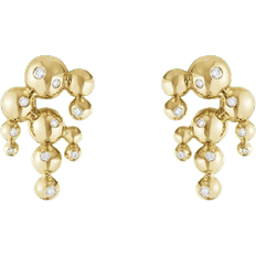 Moonlight grapes chandelier øreringe Georg Jensen Moonlight Grapes Chandelier Earrings - Gold/Diamonds