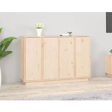 vidaXL Solid Natural Sideboard 120x80cm