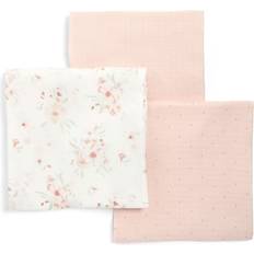 Pink Baby Blankets Mamas & Papas Large Floral Muslin Cloths 3-pack