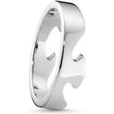 Georg Jensen Fusion 18ct White Gold End Ring