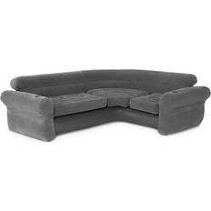 Corner L-Shaped Sectional Couch Gray