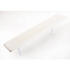 Plastic/Wood Wall Shelves Sylvan Place Easyfit Radiator Satin White Wall Shelf 90cm