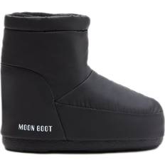 Moon Boot No Lace Rubber Boots - Black