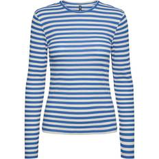 Pieces Pcruka Long Sleeved Top - French Blue