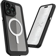 Ghostek Ghostek Nautical Slim Waterproof Case for Apple iPhone 15 Pro Max Built-in Screen & Camera Lens Protector, Compatible with MagSafe 6.7 Inch, Clear