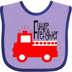 Baby care Inktastic Future Firefighter Cute Red Firetruck Baby Bib