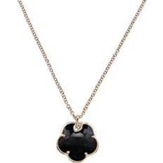 Beige Necklaces Pasquale Bruni Petit Joli 18ct Rose Gold White and Champagne Diamond Onyx Necklace Gold