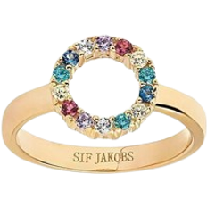 Sif Jakobs Biella Piccolo Ring - Gold/Multicolour