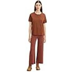 Tom Tailor Damen Basic Strickhose 1032634, 30041 Grounded Brown