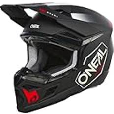 O'Neal Motocross Helm 3SRS Hexx, Schwarz Weiß Rot, S, 0625-19