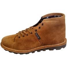 grafters Heritage Suede Monkey Boots Tan