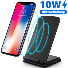 Samsung wireless charger Retoo 10w wireless charger samsung iphone induktive ladegerät qi s22 s20 fe 13 12 reto Schwarz