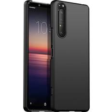 Xperia 1 III Gummibelagd Mattsvart Skal Basic V2
