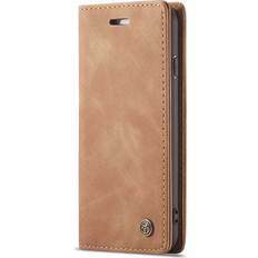 CaseMe plånboksfodral till iPhone 8/7, brun