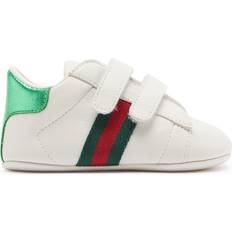 Gucci Kids Ace Leather Sneakers IT16-IT19 White New Born