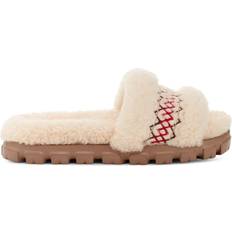 Wool Slides UGG Cozetta Braid Slipper - Natural