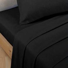 Percale Textiles Rapport SND Percale Extra Deep Fitted Single Bed Sheet Black