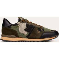 Valentino Garavani Valentino Garavani MESH FABRIC CAMOUFLAGE ROCKRUNNER SNEAKER MILITARY GREEN/BEIGE