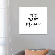 Happy Larry Fur Baby Mama Amanda Murray Framed Art