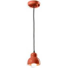Belysning Ferroluce Hängande Lampa Berimbau Orange 11 cm Pendellampa