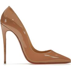 Christian Louboutin Pink Shoes Christian Louboutin So Kate 120mm Pump Nude Patent Leather