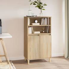 vidaXL Highboard,Kommode Sonoma-Eiche