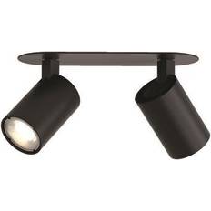 Astro Ascoli Twin Recessed Matt Black Spotlight