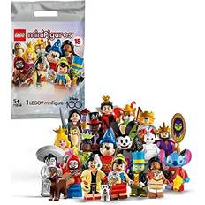 LEGO 71038 Minifigures Disney 100, 1 of 18 Iconic Characters to Collect, Collectible Mystery Bag with Buildable Toy incl. Mickey Mouse, Stitch, Mulan &