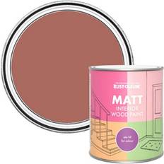 Paint Rust-Oleum Rust-Oleum Salmon Matt Interior Wood 0.75L