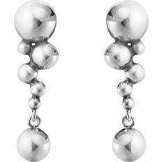 Moonlight grape ørering Georg Jensen Moonlight Grapes Earrings Small - Silver