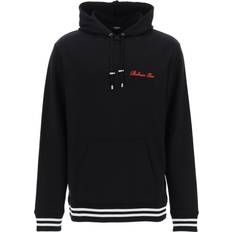 Sweaters Balmain Black Embroidered Hoodie