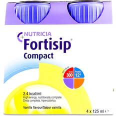 C Vitamins Nutritional Drinks Nutricia Fortisip Compact Vanilla 4x125ml 4 pcs